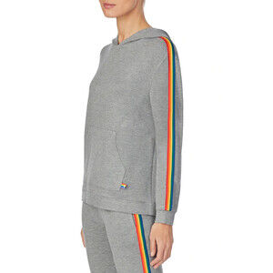 Room Service Reese Unisex Long Sleeve Hoodie Sweatshirt In Grey Heather Size S